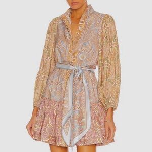 Zimmerman Silk Tempo Buttoned Dress, US Size 12